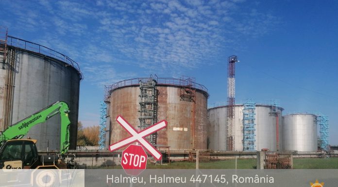 ULTIMA ORĂ FOTO Pericol de accident major în Satu Mare. Mii de tone de azotat de amoniu de calciu, depozitate necorespunzător