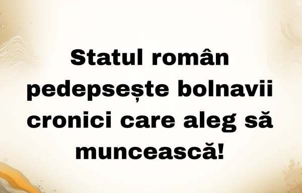 FABC sesizează Avocatul Poporului, după intrarea în vigoare a prevederii ca prima zi de concediu medical să fie neplătită: Considerăm că este un abuz care descurajează continuarea tratamentelor salvatoare, încalcă principiul egalităţii