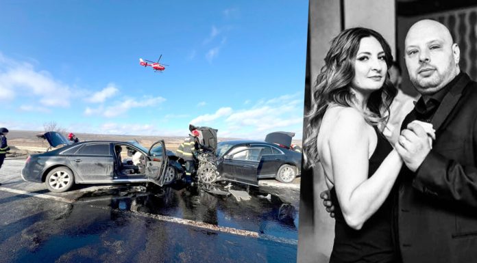Accident rutier tragic în comuna Ciortești. Un afacerist a decedat murit și soția sa însărcinată e în comă. Fătul nu a putut fi salvat
