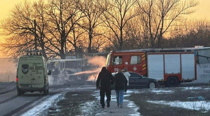 15 mineri au murit după ce o dronă rusească a lovit un autobuz în Dnipropetrovsk