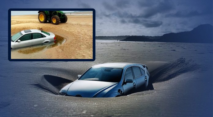 Plaja care înghite mașini. Ce fenomen straniu cotidian a stârnit nisipurile din Țara Galilor