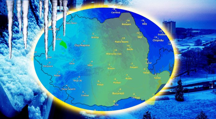 Cod galben de ger în jumătate de țară. Temperaturi de până la -20 de grade și ninsori