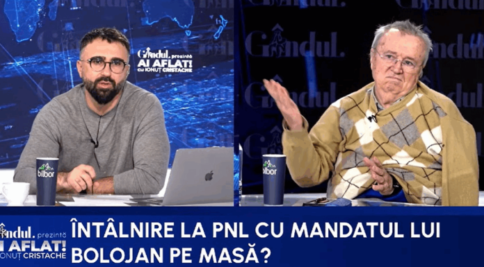 Cristoiu prevestește iminenta prăbușire a PNL: ”Ideea că Bolojan va cere vot de încredere din partea partidului e o capcană”