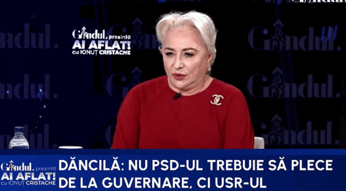 Dăncilă, sfaturi pentru PSD: Este foarte bun programul de solidaritate al PSD, dar nu e de ajuns/Trebuie să scoată USR de la guvernare