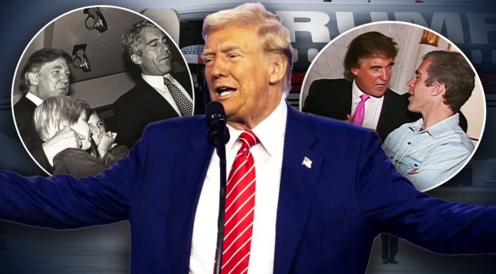 Donald Trump zice din avion că documentele din dosarul Epstein îi sunt favorabile și promite răzbunare dușmanilor politici