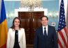 Ministrul de Externe Oana Ţoiu începe în 3 februarie o vizită de lucru la Washington, la invitaţia secretarului de stat al SUA, Marco Rubio