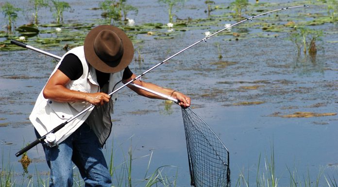 Polițist aflat în timpul liber, amenințat cu un cuțit pe Lacul Snagov. Atacatorul este un bărbat care pescuia ilegal