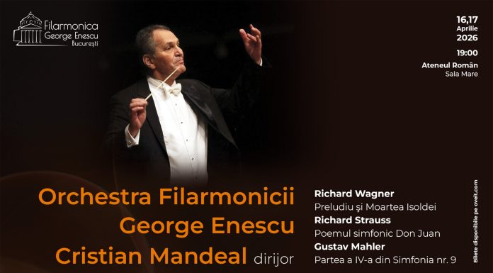 Cristian Mandeal revine la pupitrul Orchestrei Filarmonicii George Enescu după 17 ani, în concertele din 16 și 17 aprilie