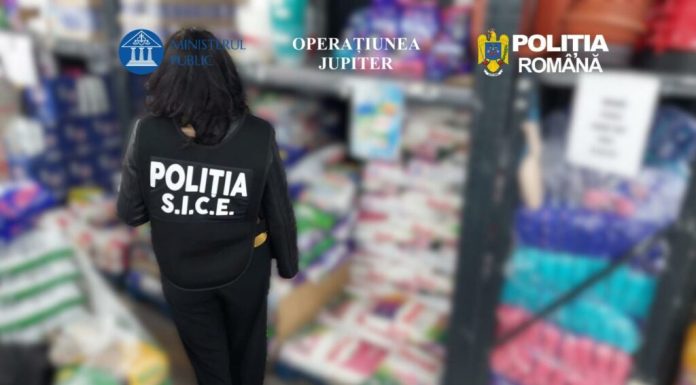 Suceava: Tone de detergent contrafăcut, confiscate de polițiști în cadrul Operațiunii Jupiter