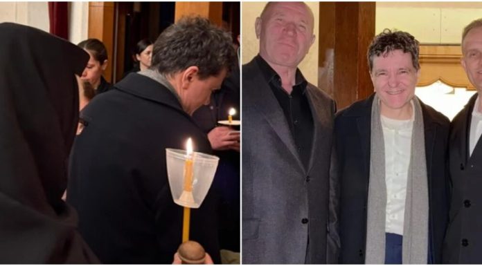 Nicușor Dan, lângă doi PSD-iști, la o mănăstire, de Prohodul Domnului. „Printre oameni, fără anunț, fără protocol”