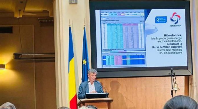 Virgil Popescu: Hidroelectrica depăşeşte un nou prag impresionant: peste 70 de miliarde de lei valoare de piaţă!