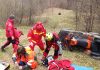 Intervenţie pentru salvarea unei persoane care s-a răsturnat cu ATV-ul într-o zonă greu accesibilă a Munţilor Şureanu