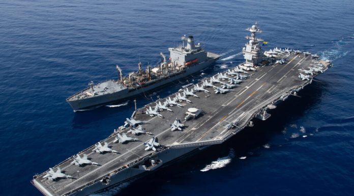 Record istoric pentru un portavion SUA: USS Gerald R. Ford, cea mai lungă misiune din ultimele decenii