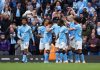 Manchester City urcă pe primul loc în Premier League după ce a învins-o pe Burnley