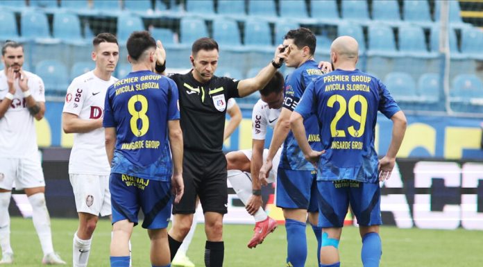 Superliga de fotbal. Meci dramatic la Miercurea Ciuc cu cinci goluri