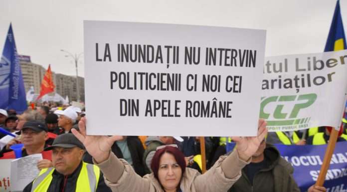 Sindicaliștii din Apele Române pregătesc proteste de amploare
