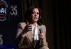 Kamala Harris spune că „se gândește” să candideze din nou la președinție: „S-ar putea, s-ar putea”