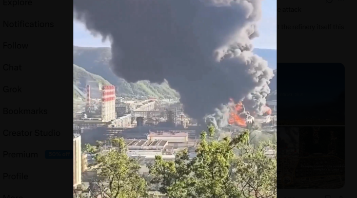 „Cea mai mare catastrofă ecologică”. Ucraina a distrus o rafinărie uriașă a Rusiei de pe coastă Mării Negre