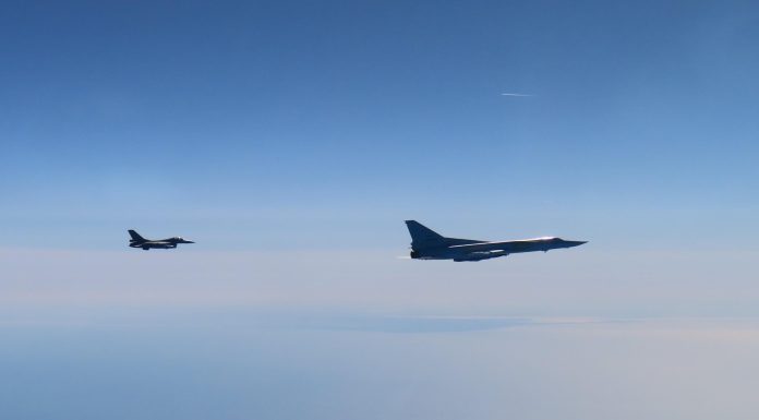 Aeronave F-16 românești, dislocate în Lituania, au escortat bombardiere și avioane de luptă ale Rusiei deasupra Mării Baltice