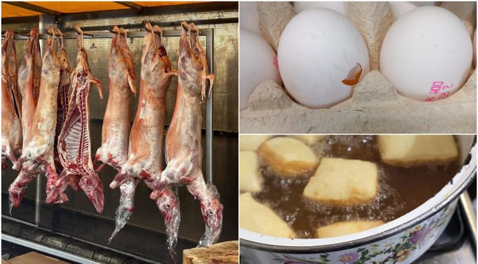 ANPC a aplicat amenzi de 3,8 milioane de lei înainte de Paște: carcase de miel și ouă cu impurități, printre nereguli