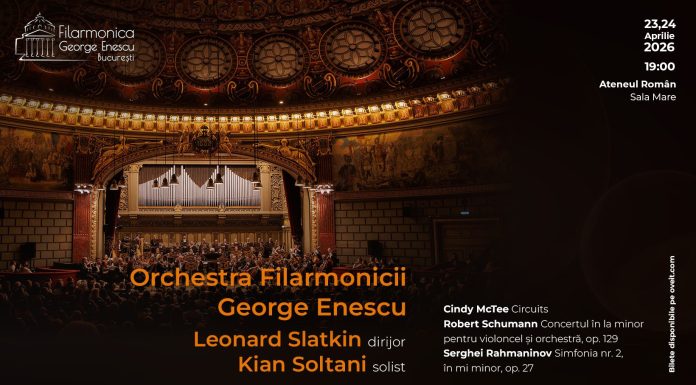 Leonard Slatkin, dirijor laureat Grammy, la pupitrul Filarmonicii „George Enescu” pe 23 și 24 aprilie