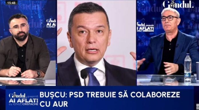 PSD ar putea depinde de AUR pentru o moțiune după 20 aprilie. Bușcu: AUR ar putea cere funcția de premier