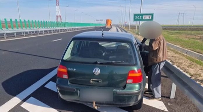 VIDEO Un șofer de 75 de ani a mers 22 de kilometri pe contrasens, pe Autostrada Moldovei