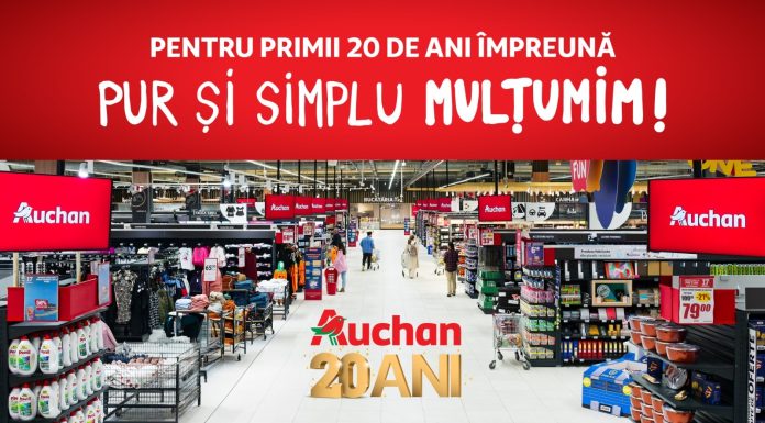 Auchan România la 20 de ani: un retailer multiformat cu peste 500 de magazine, prezent în toată ţara