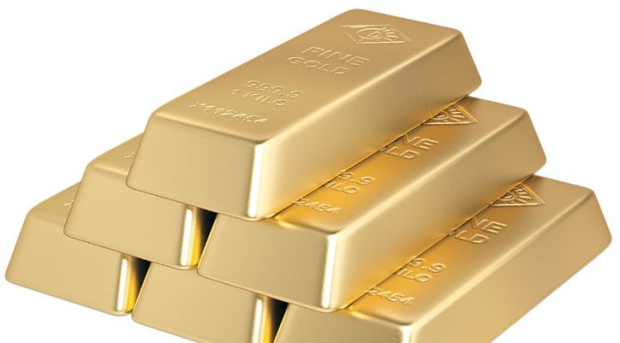 Aurul intră în inversare bruscă. Scade substanțial față de maximele sale istorice