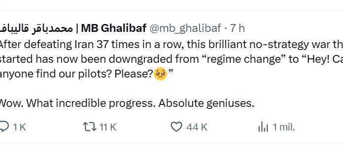 Ironie virală lansată de Teheran: De la „I-am distrus” la „Hei, ne ajută cineva să găsim piloții? Niște genii!”