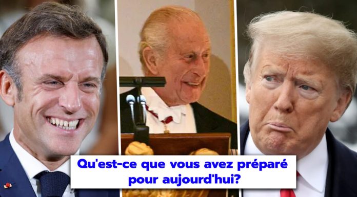 Care a fost reacția lui Macron la gluma regelui Charles care l-a „întors” pe Trump: „Dacă nu eram noi, acum vorbeați franceza”
