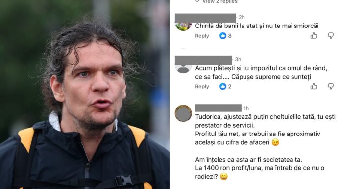 Tudor Chirilă a scris o postare lungă în care se plânge și este dezamăgit de Nicușor Dan și de România. Lumea îl întreabă în comentarii dacă și-a plătit taxele