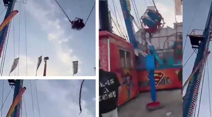 Accident terifiant într-un parc de distracții din Spania: 2 copii și 2 adulți au fost răniți după ce s-au dat cu trambulina