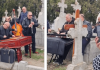 Concert în cimitir, la Giurgiu, în ziua de Paști. S-au făcut și dedicații pentru răposați. Imagini incredibile