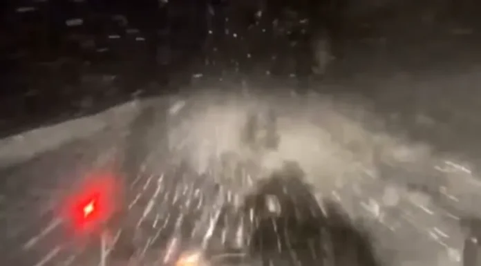 Winter returns to Romania’s mountain roads