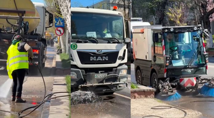 (P) Curățenia continuă pe străzile Sectorului 5: peste 120 de lucrători implicați zilnic