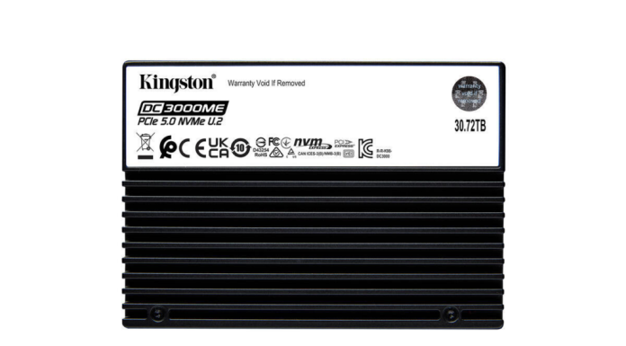 Kingston lansează SSD-ul DC3000ME NVMe Gen5 U.2 de 30,72TB pentru centrele de date de nouă generație