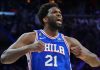 NBA: Joel Embiid a suferit o criză de apendicită şi a fost operat chiar înainte de începerea playoff-urilor