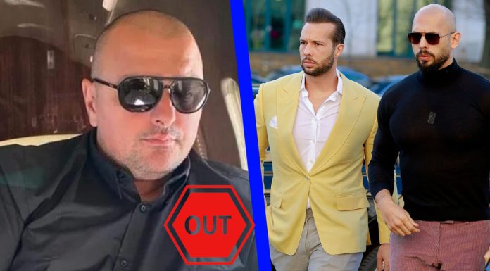 Frații Tate l-au concediat pe fostul agent de informații care le organiza paza. Fostul polițist ar fi furat din banii bodyguarzilor