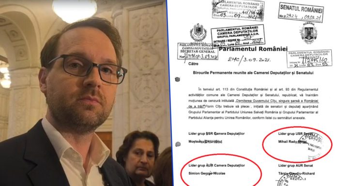 Confruntat de Gândul cu faptul că USR s-a asociat cu AUR în 2021 să dărâme Guvernul Cîțu, Dominic Fritz acuză o pierdere de memorie. Vezi cum a scăldat-o șeful USR