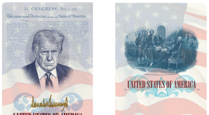 Statele Unite vor emite pașapoarte cu fotografia lui Trump pentru a marca cea de-a 250-a aniversare a Americii