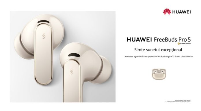 HUAWEI FreeBuds Pro 5. Experiență audio impecabilă, oricât de puternice ar fi sunetele din jur (P)
