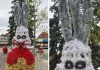 Iepurași horror amplasați în centrul Municipiului Baia Mare aprind spiritele printre localnici / „Te doare mintea cum arată”