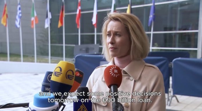 Kaja Kallas se aşteaptă la ”decizii pozitive” privind deblocarea împrumutului de 90 mld. € destinat Ucrainei după eşecul lui Orban şi după ce Budapesta a sugerat că Ucraina urmează să redeschidă marţi oleoductul Drujba, neconfirmată de Kiev