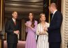 Kate Middleton, apariție elegantă la evenimentul dedicat Reginei Elizabeth, purtând un colier simbolic. FOTO