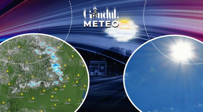 În ce zone se întorc ploile și unde vor fi 24 de grade. ANM, informații de ultimă oră pentru Gândul