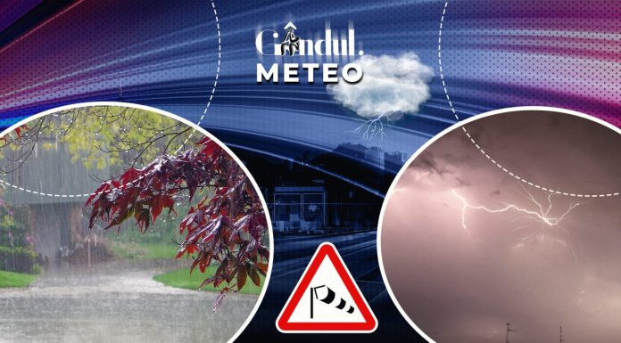 Temperaturile scad sub cele normale pentru această dată. În ce regiuni plouă cu găleata și unde va ninge. Prognoza ANM pentru Gândul