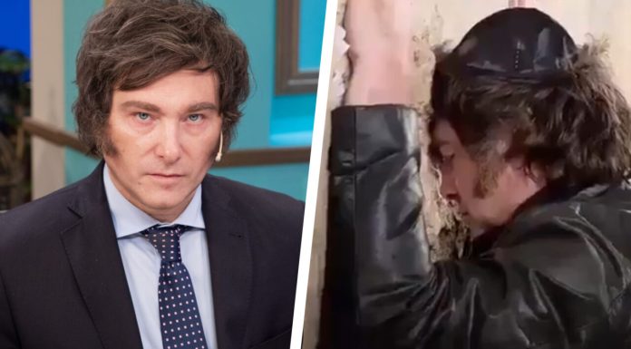 Imagini emoționante cu Javier Milei, aflat în vizită în Israel. Președintele Argentinei, a „îmbrățișat” Zidul Plângerii