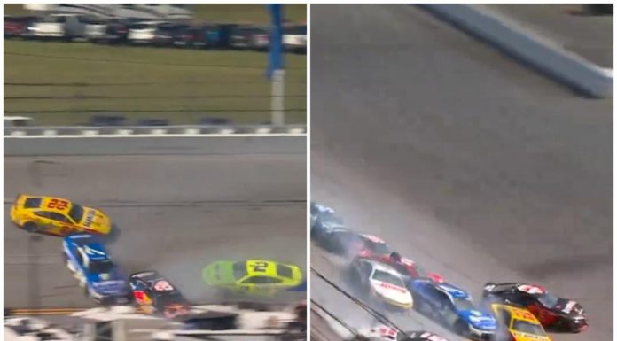 Accident spectaculos la Nascar. Zeci de mașini au fost implicate