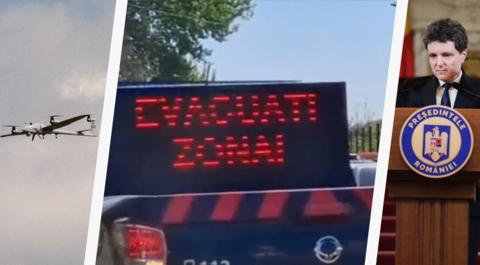 Prima reacție a președintelui Nicușor Dan la dronele rusești care au căzut în România